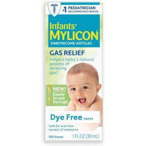 imageMYLICON Gas Relief Drops for Infants and Babies Dye Free Formula 1 Fluid Ounce Updated Syringe