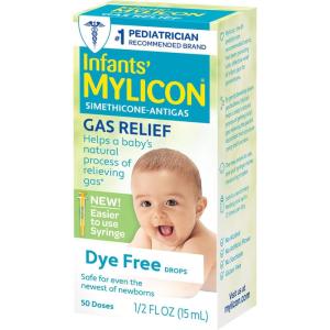 imageMylicon Gas Relief Drops for Infants and Babies Dye Free Formula 05 Fluid Ounce05 Fl Oz Pack of 1