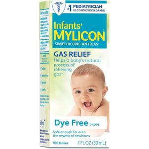 imageMylicon Gas Relief Drops for Infants and Babies Dye Free Formula 05 Fluid Ounce1 Fl Oz Pack of 1